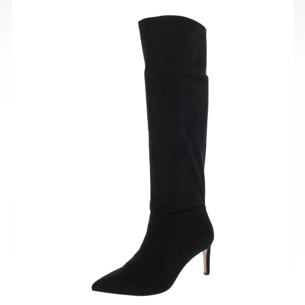 Bcbgeneration Womens Marlow Black Knee-High Boots 6 Medium